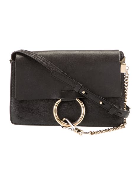 chloe faye small day bag|chloe faye leather crossbody bag.